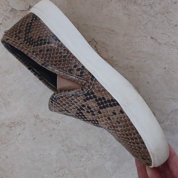 Steve Madden Symba Slip On Snakeskin Print Sneakers - Picture 3 of 9